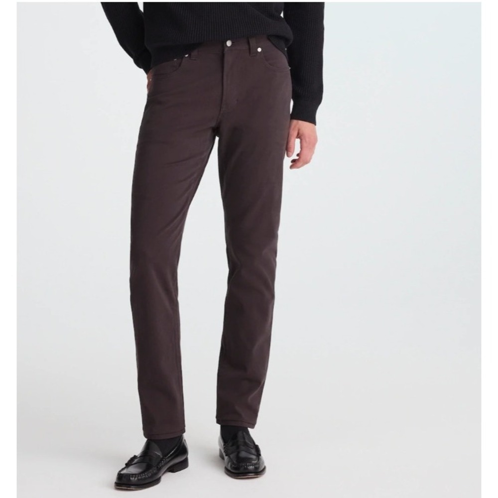 Madewell Mens The Athletic Allday Slim Pant 33X32 Charcoal NWT